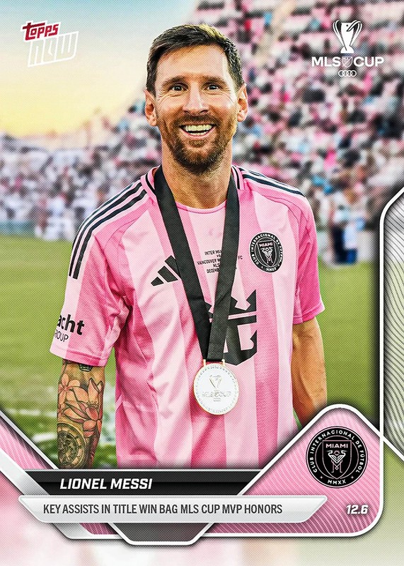 2025 Topps NOW MLS LIONEL MESSI Card #144
