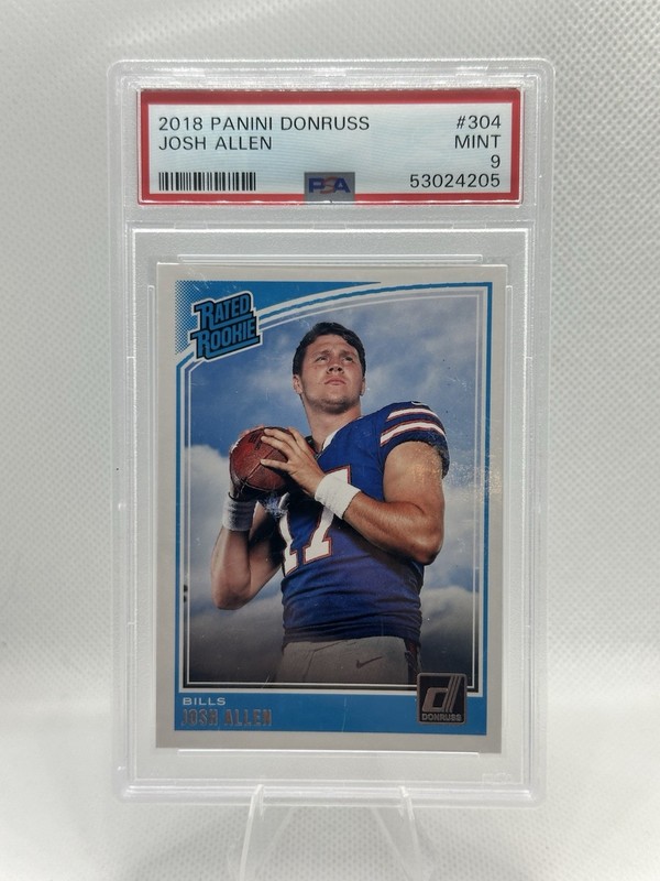 2018 Donruss Josh Allen (RC) Rookie PSA 9