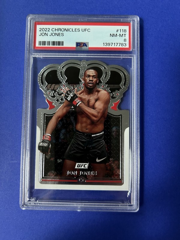 2022 Chronicles UFC Jon Jones #118 PSA 8 NM-MT