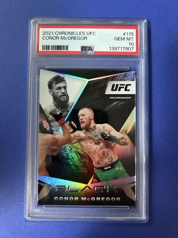 2021 Chronicles UFC Conor McGregor #115 PSA GEM MT 10