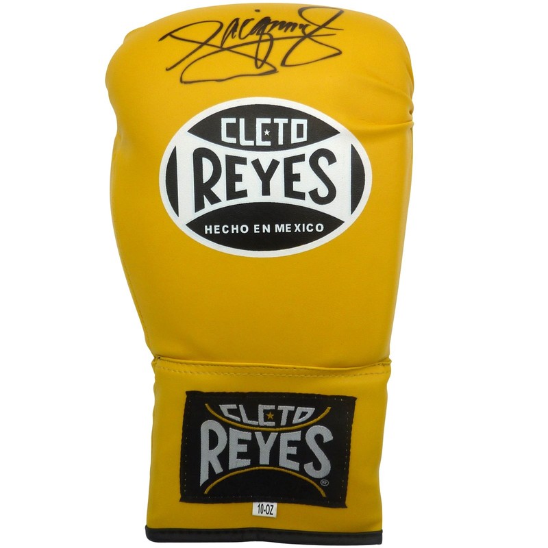 Manny Pacquiao Autographed (Yellow) Boxing Glove - PSADNA
