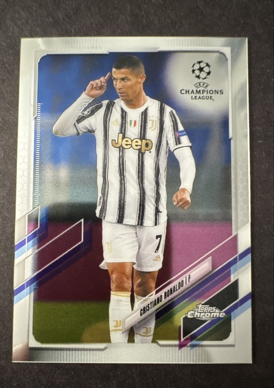 2020-21 Topps Chrome UCL - Cristiano Ronaldo #100