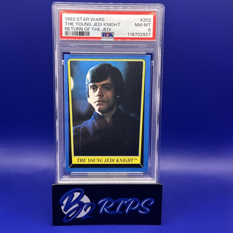 1983 PSA 8 The Young Jedi Knight #202 Star Wars Return Of The Jedi Graded