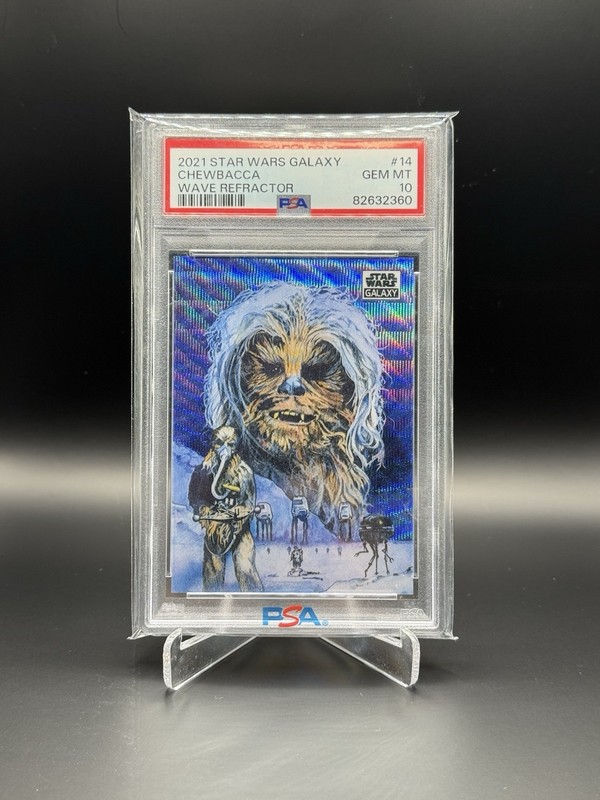 2021 Star Wars Galaxy Chrome Chewbacca /99 PSA 10