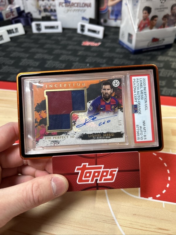Lionel Messi /5 Patch Auto Topps Inception 2020/21