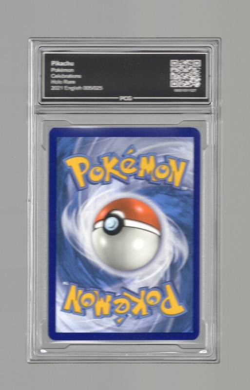 2021 Pokemon Pikachu Holo Rare Celebrations #005/025 PCG 9 Mint w/ sub-grades view 2