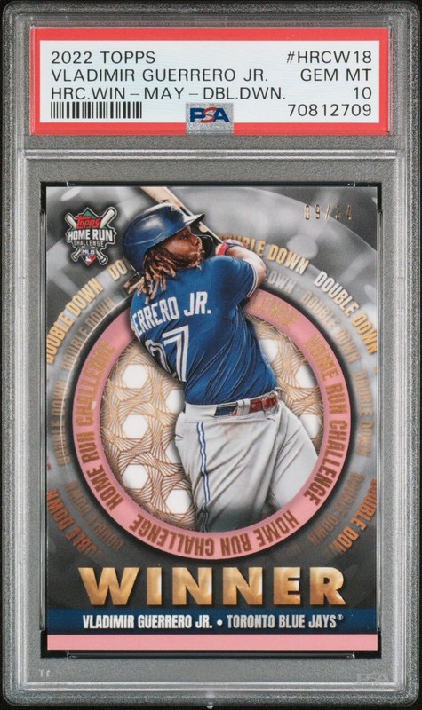  Gem Mint 💎 PSA 10. Vlad. Guerrero Jr.  Pop 1!  May 2022.  9/34