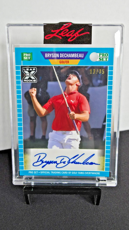 Bryson DeChambeau 2024 Leaf Pro Set RC Auto /35 PSA-BD1 Golf