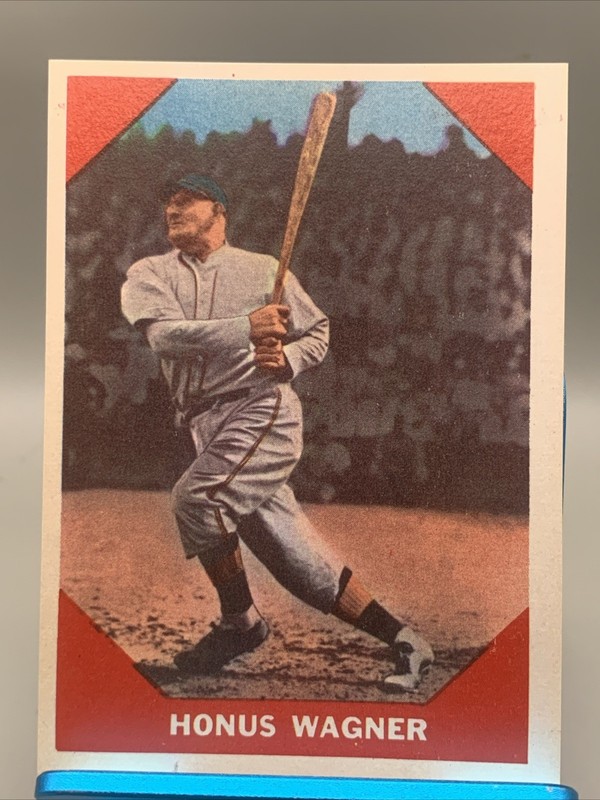 1960 Fleer Baseball Greats - Honus Wagner #62 EX+ No Creases Corners NM Sharp