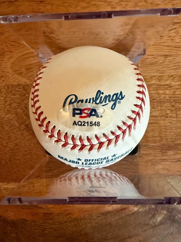 Manny Machado Signed Official Major League Baseball Autograph W/ PSA COA view 2