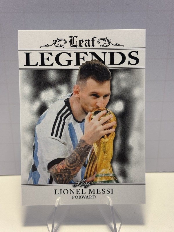 Lionel Messi GOLAZO * 2024 Leaf "Special Release"  #LA-08 Soccer Card