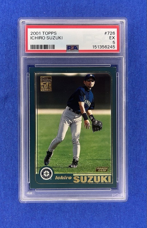 2001 Topps - Ichiro Suzuki #726 (RC) PSA 5