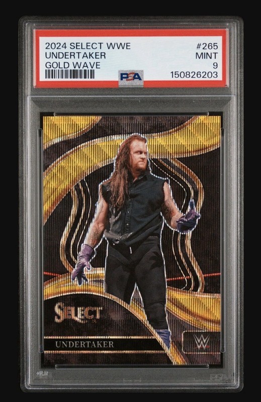 2024 WWE Select Undertaker Ringside Goldwave 6/10 PSA 9