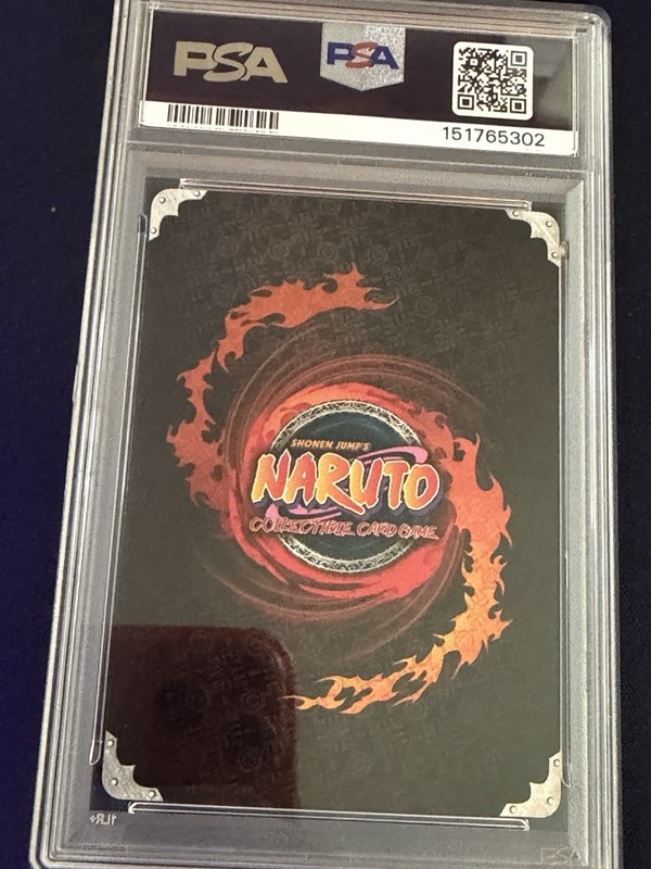 Naruto CCG Sakura Haruno 120 CoS Diamond Foil 1st Edition PSA 10 Gem Mint Pop 1 view 2