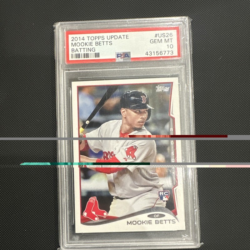 2014 TOPPS CHROME UPDATE #US-20 MOOKIE BETTS RC RED SOX PSA 10