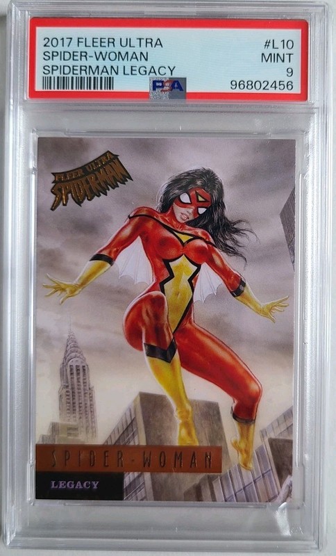 2017 Spider-Woman PSA 9 MINT Marvel Legacy Card #L10 Beautiful Card!