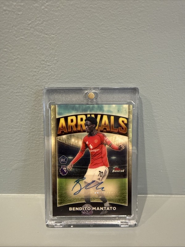 2026 Topps Finest EPL Bendito Mantato Arrivals SUPERFRACTOR‼️Rookie Auto AA-BM