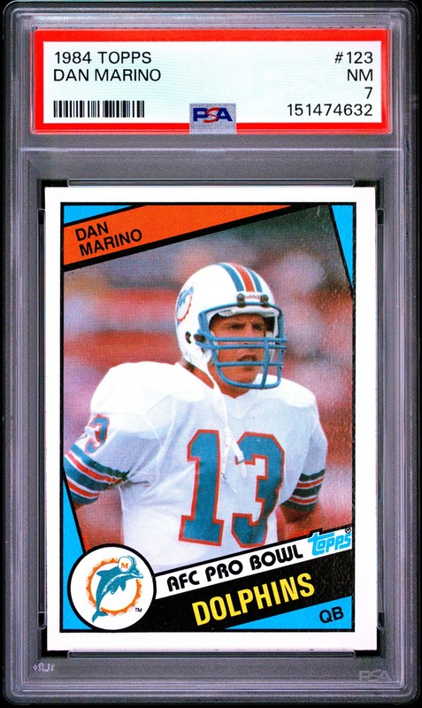 1984 Topps #123 Dan Marino PSA 7