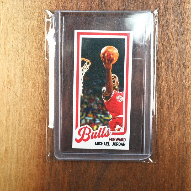 Michael Jordan Rookie RC Supermini NO 1986 Fleer Basketball Card - 3/3