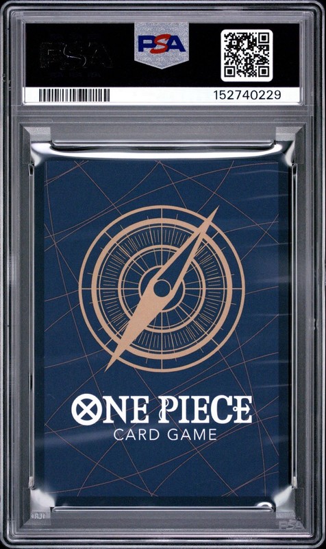 Monkey D Luffy 2nd Anniversary Stamped Promo P-043 PSA 10 One Piece TCG view 2