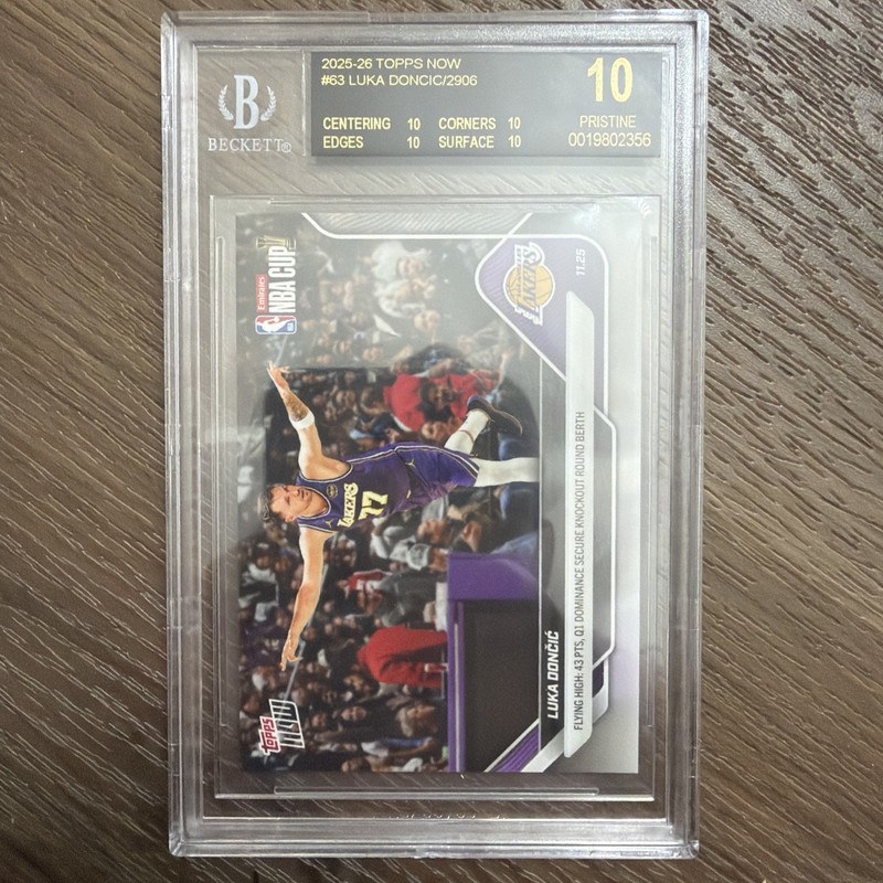 2025 Topps Now - Luka Dončić #63 BGS 10 Black Label