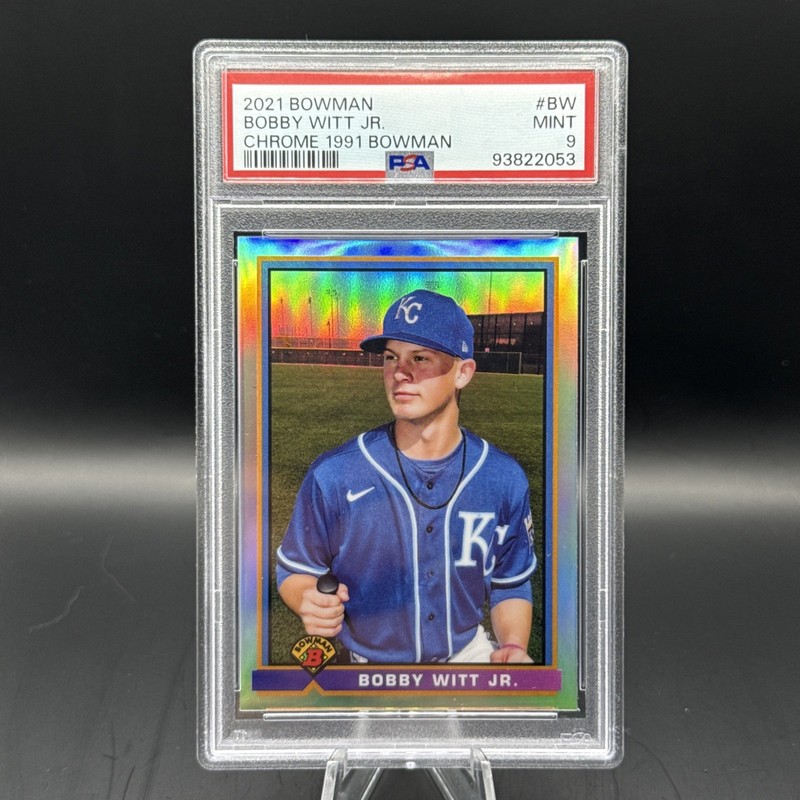 2021 Bowman - 1991 Bowman Bobby Witt Jr. #91B-BW (RC) PSA 9