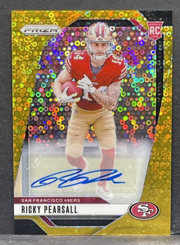 2024 Panini Prizm - Ricky Pearsall Rookie Autograph No Huddle Gold RC AUTO #1/10