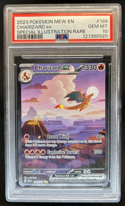 2023 Pokemon SV 151 Charizard ex Special Illustration Rare #199/165 PSA 10
