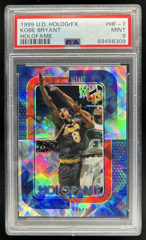 1999-00 Upper Deck HoloGrFX Kobe Bryant HoloFame #HF-7 Lakers PSA 9