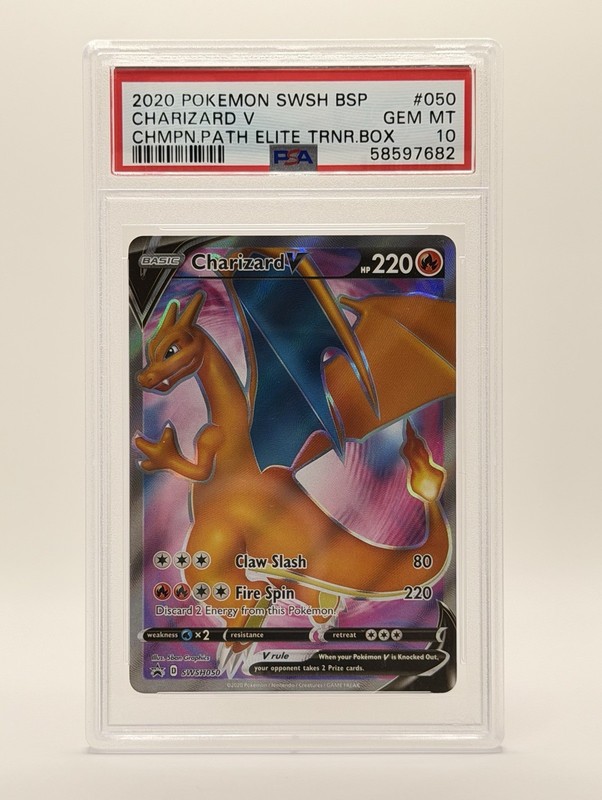 Charizard V 2020 Pokemon SWSH BSP PSA grade 10