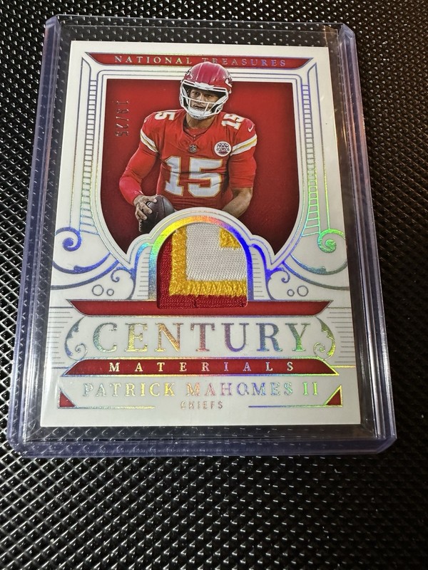 2025 Panini National Treasures - Century Materials Patrick Mahomes II #CM-PMS...