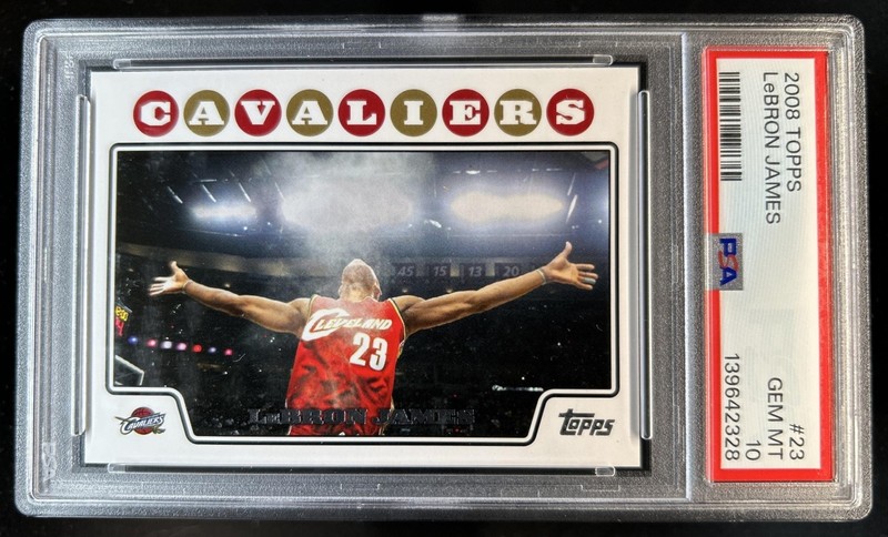 2008-09 Topps LeBron James #23 Cavaliers PSA 10 GEM MINT