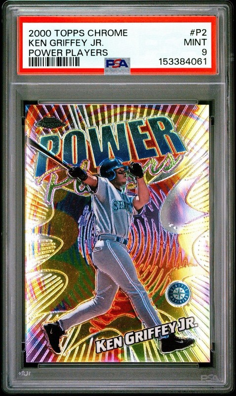 2000 Topps Chrome Power Players #P2 Ken Griffey Jr.  PSA 9