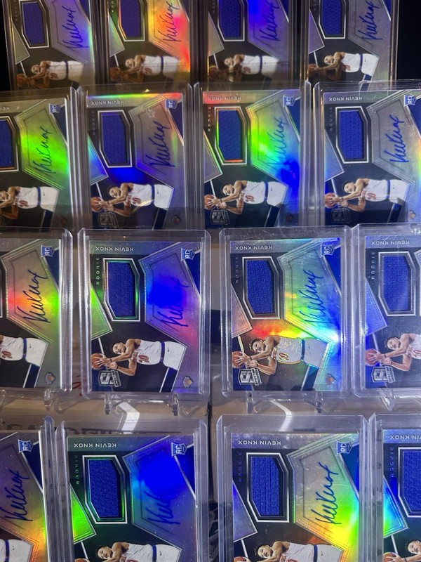 18 Rookie Patch Autos, 2018-2019 Spectra Kevin Knox All Numbered/299 - Invest