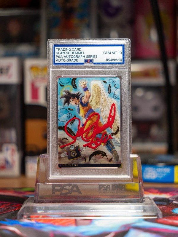 Dragon Ball Japanese Itajaga Son Goku & Kaio Secret Angel SecretRare PSA 10