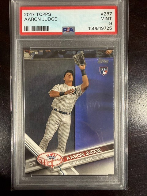 2017 Topps Aaron Judge RC #287 Fielding PSA 9 MINT