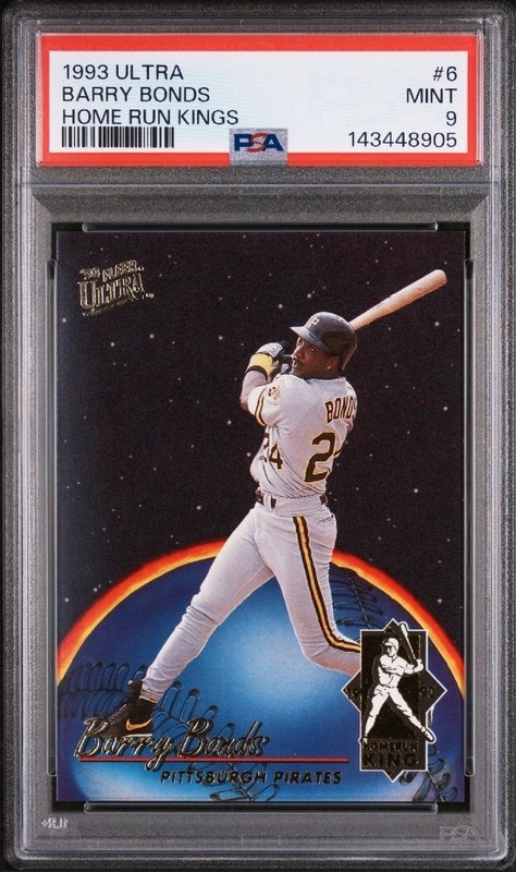 1993 Fleer Ultra - Home Run Kings Barry Bonds #6 - PSA 9