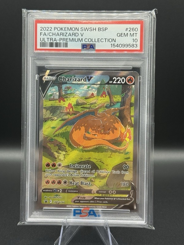 Charizard V SWSH260 SWSH: Sword & Shield Promo Cards Holo PSA 10