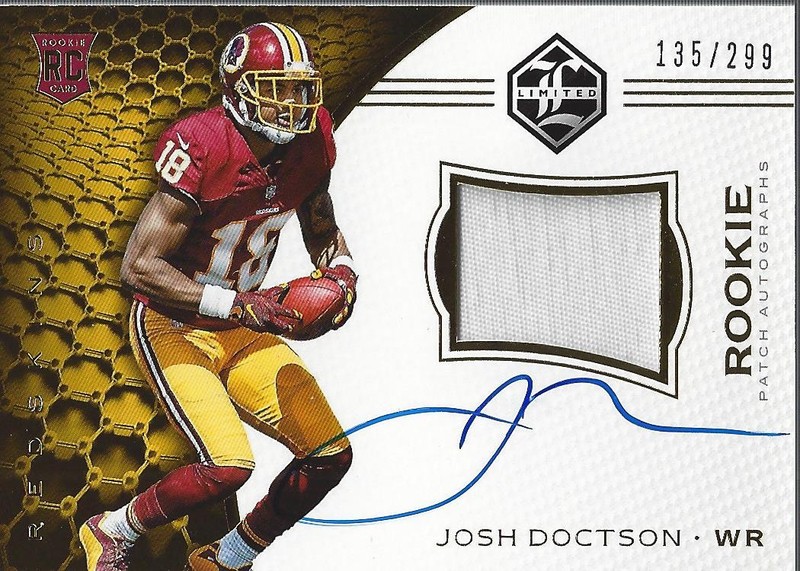2016 Limited #116 Josh Doctson RC Auto Patch /299 - FB