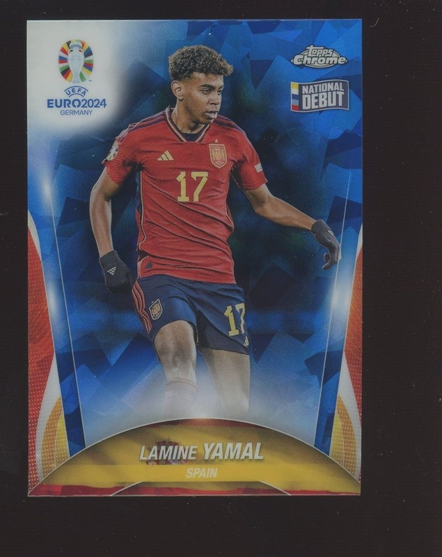 2023-24 Topps Sapphire Euro UEFA Lamine Yamal National Debut RC Rookie Debut