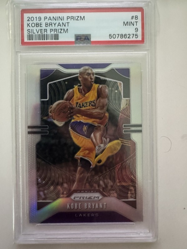 2019-20 Panini Prizm - Kobe Bryant #8 Silver Prizm PSA 9
