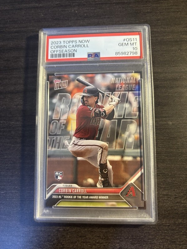 2023 Topps Now - Off-Season Corbin Carroll #OS-11 /9073 (RC) PSA 10