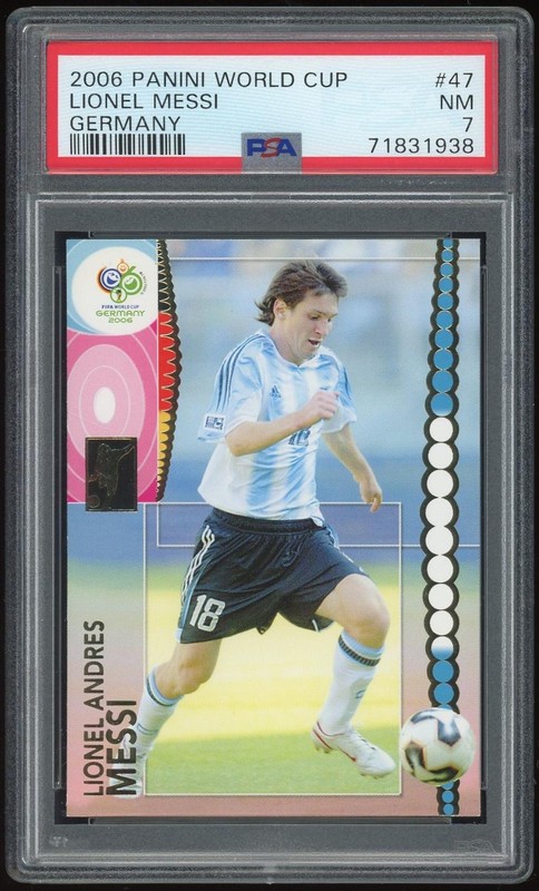 2006 Panini World Cup Germany #47 Lionel Messi PSA 7 *1938
