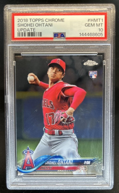 2018 Topps Chrome Update Shohei Ohtani RC Rookie #HMT1 Angels PSA 10 GEM MINT