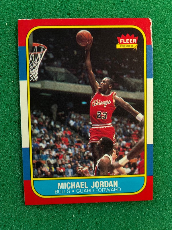1986-87 Fleer - Michael Jordan #57 (RC) Rookie Card -Chicago Bulls