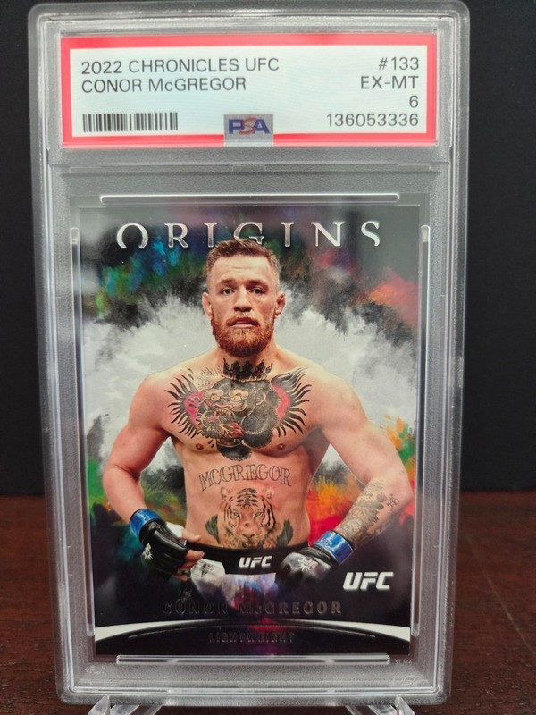 2022 CHRONICLES UFC #133 CONOR MCGREGOR CARD  EX-MT PSA 6