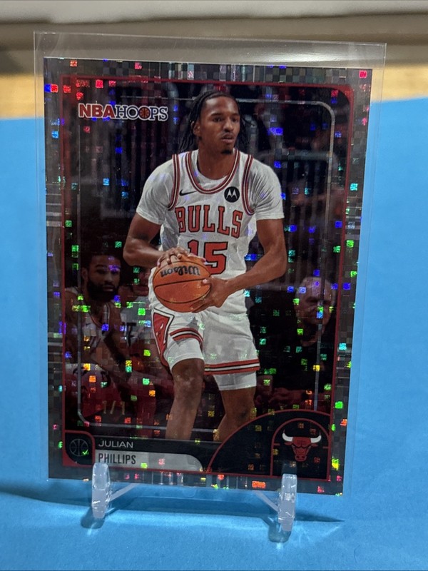 2025-26 NBA Hoops Julian Phillips 1/1 SUPERFRACTOR Chicago Bulls