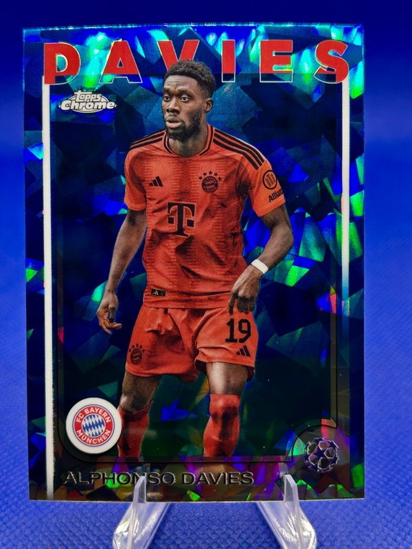 2024-25 Topps Chrome Sapphire UEFA Alphonso Davies #96
