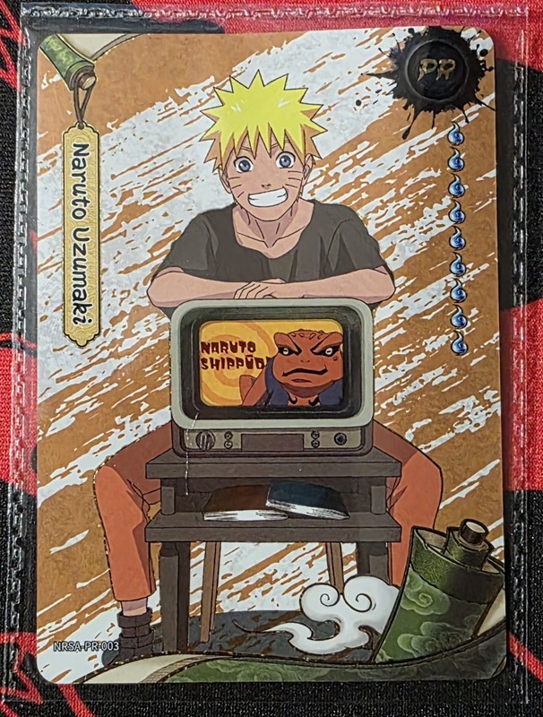 2025 Kayou Naruto Uzumaki PSA Magazine Promo Card NRSA-PR-003 Sealed *Damaged