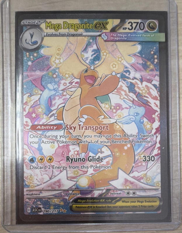 Pokémon TCG Mega Dragonite EX Full Art Holo SIR 290/217